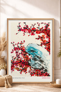 HOMEPACK Ahşap Çerçeveli Tablo Çerçeveli Poster Sanatsal Modern Duvar Dekoru JPN-071