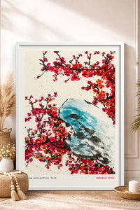 HOMEPACK Ahşap Çerçeveli Tablo Çerçeveli Poster Sanatsal Modern Duvar Dekoru JPN-071