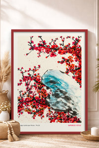HOMEPACK Ahşap Çerçeveli Tablo Çerçeveli Poster Sanatsal Modern Duvar Dekoru JPN-071