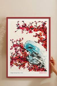HOMEPACK Ahşap Çerçeveli Tablo Çerçeveli Poster Sanatsal Modern Duvar Dekoru JPN-071