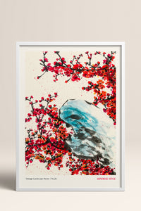 HOMEPACK Ahşap Çerçeveli Tablo Çerçeveli Poster Sanatsal Modern Duvar Dekoru JPN-071