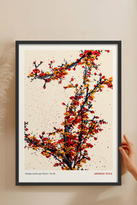 HOMEPACK Ahşap Çerçeveli Tablo Çerçeveli Poster Sanatsal Modern Duvar Dekoru JPN-073