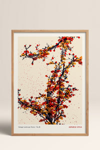 HOMEPACK Ahşap Çerçeveli Tablo Çerçeveli Poster Sanatsal Modern Duvar Dekoru JPN-073