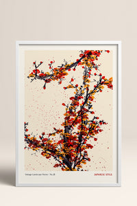 HOMEPACK Ahşap Çerçeveli Tablo Çerçeveli Poster Sanatsal Modern Duvar Dekoru JPN-073