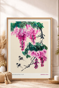 HOMEPACK Ahşap Çerçeveli Tablo Çerçeveli Poster Sanatsal Modern Duvar Dekoru JPN-074