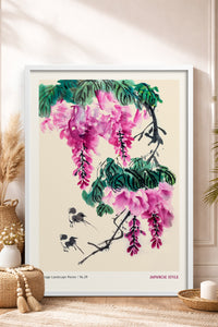 HOMEPACK Ahşap Çerçeveli Tablo Çerçeveli Poster Sanatsal Modern Duvar Dekoru JPN-074