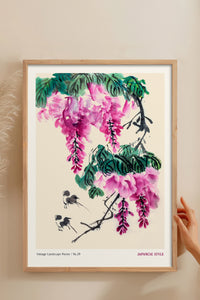 HOMEPACK Ahşap Çerçeveli Tablo Çerçeveli Poster Sanatsal Modern Duvar Dekoru JPN-074