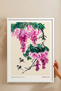 HOMEPACK Ahşap Çerçeveli Tablo Çerçeveli Poster Sanatsal Modern Duvar Dekoru JPN-074