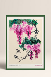 HOMEPACK Ahşap Çerçeveli Tablo Çerçeveli Poster Sanatsal Modern Duvar Dekoru JPN-074