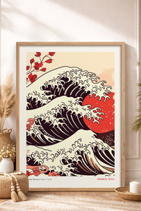 HOMEPACK Ahşap Çerçeveli Tablo Çerçeveli Poster Sanatsal Modern Duvar Dekoru JPN-076