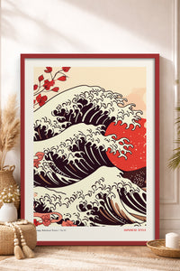 HOMEPACK Ahşap Çerçeveli Tablo Çerçeveli Poster Sanatsal Modern Duvar Dekoru JPN-076