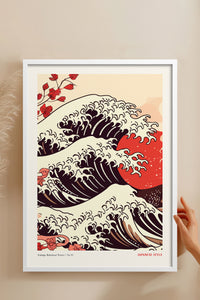 HOMEPACK Ahşap Çerçeveli Tablo Çerçeveli Poster Sanatsal Modern Duvar Dekoru JPN-076