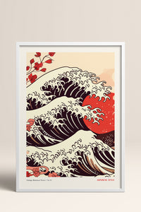HOMEPACK Ahşap Çerçeveli Tablo Çerçeveli Poster Sanatsal Modern Duvar Dekoru JPN-076