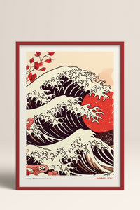 HOMEPACK Ahşap Çerçeveli Tablo Çerçeveli Poster Sanatsal Modern Duvar Dekoru JPN-076