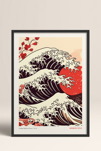 HOMEPACK Ahşap Çerçeveli Tablo Çerçeveli Poster Sanatsal Modern Duvar Dekoru JPN-076