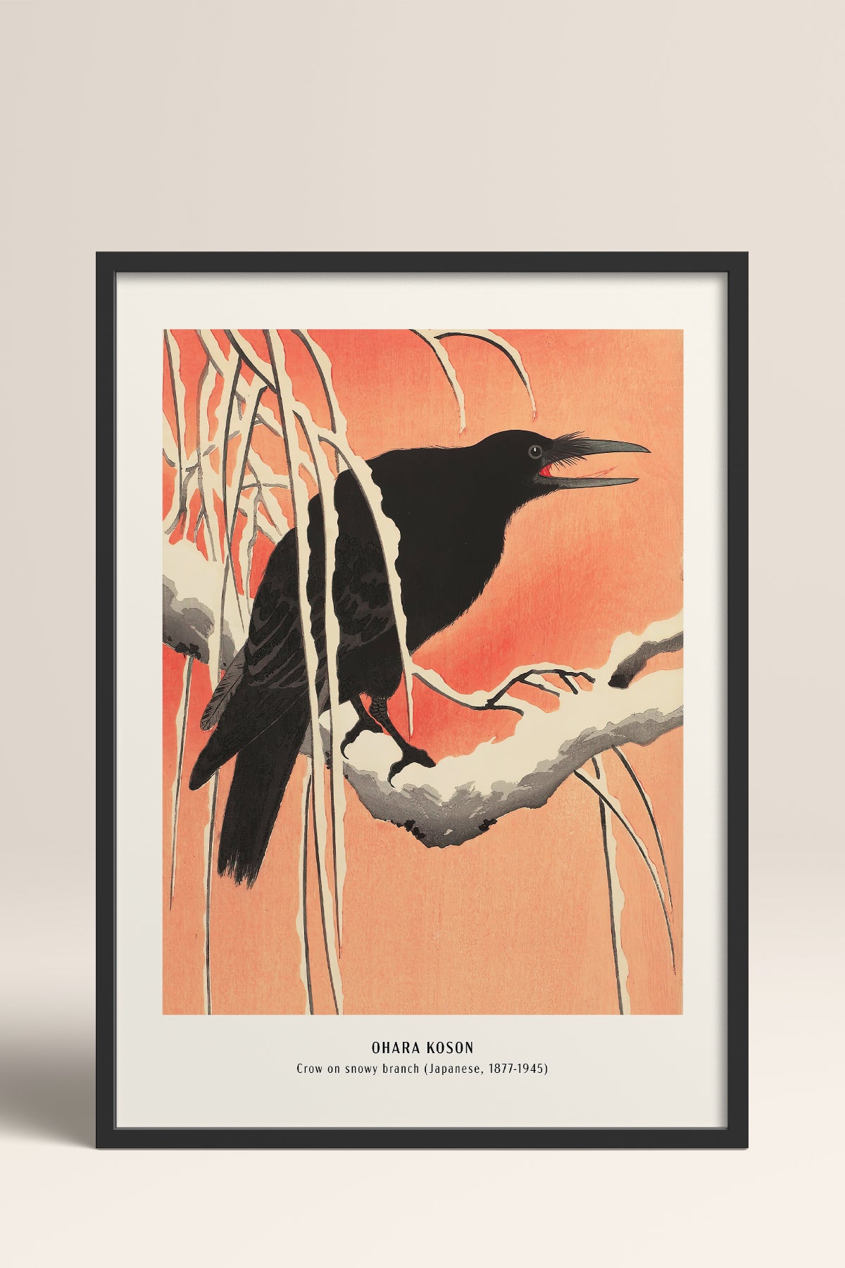 HOMEPACK Ahşap Çerçeveli Tablo Çerçeveli Poster Sanatsal Modern Duvar Dekoru JPN-08