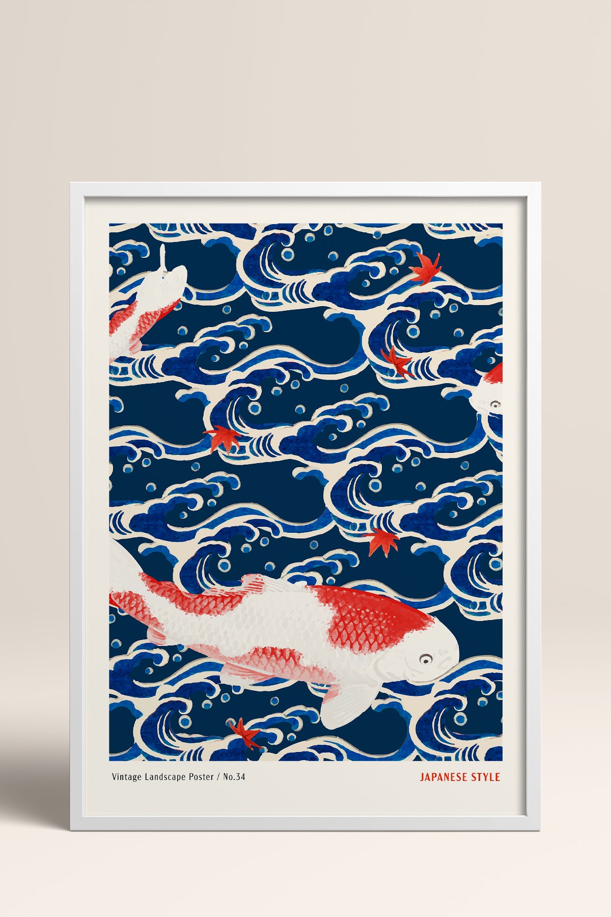 HOMEPACK Ahşap Çerçeveli Tablo Çerçeveli Poster Sanatsal Modern Duvar Dekoru JPN-080