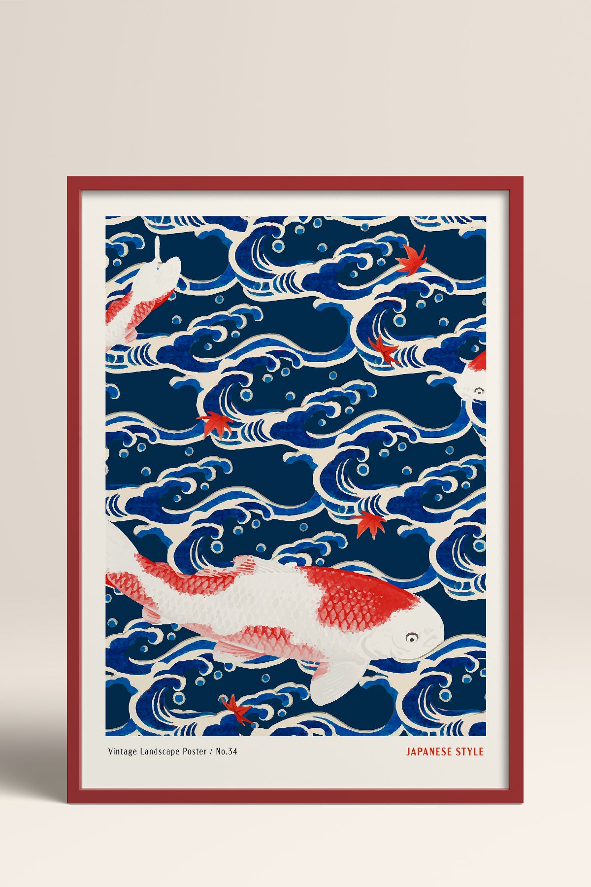 HOMEPACK Ahşap Çerçeveli Tablo Çerçeveli Poster Sanatsal Modern Duvar Dekoru JPN-080
