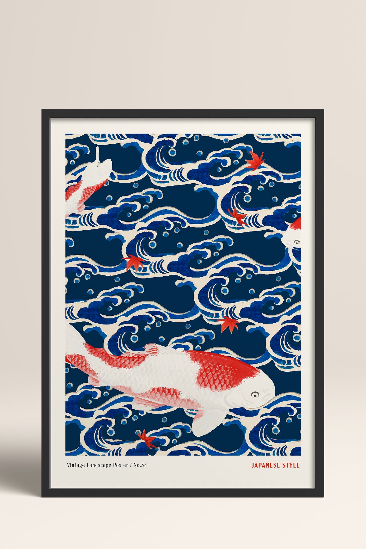 HOMEPACK Ahşap Çerçeveli Tablo Çerçeveli Poster Sanatsal Modern Duvar Dekoru JPN-080