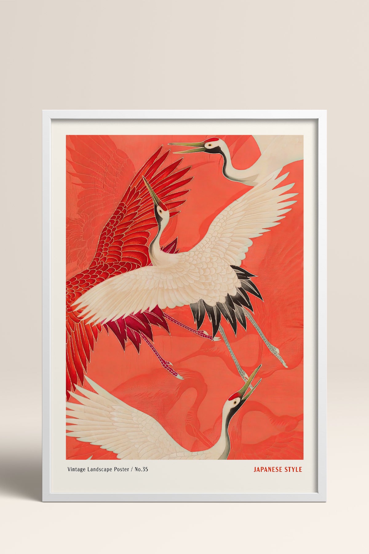 HOMEPACK Ahşap Çerçeveli Tablo Çerçeveli Poster Sanatsal Modern Duvar Dekoru JPN-081