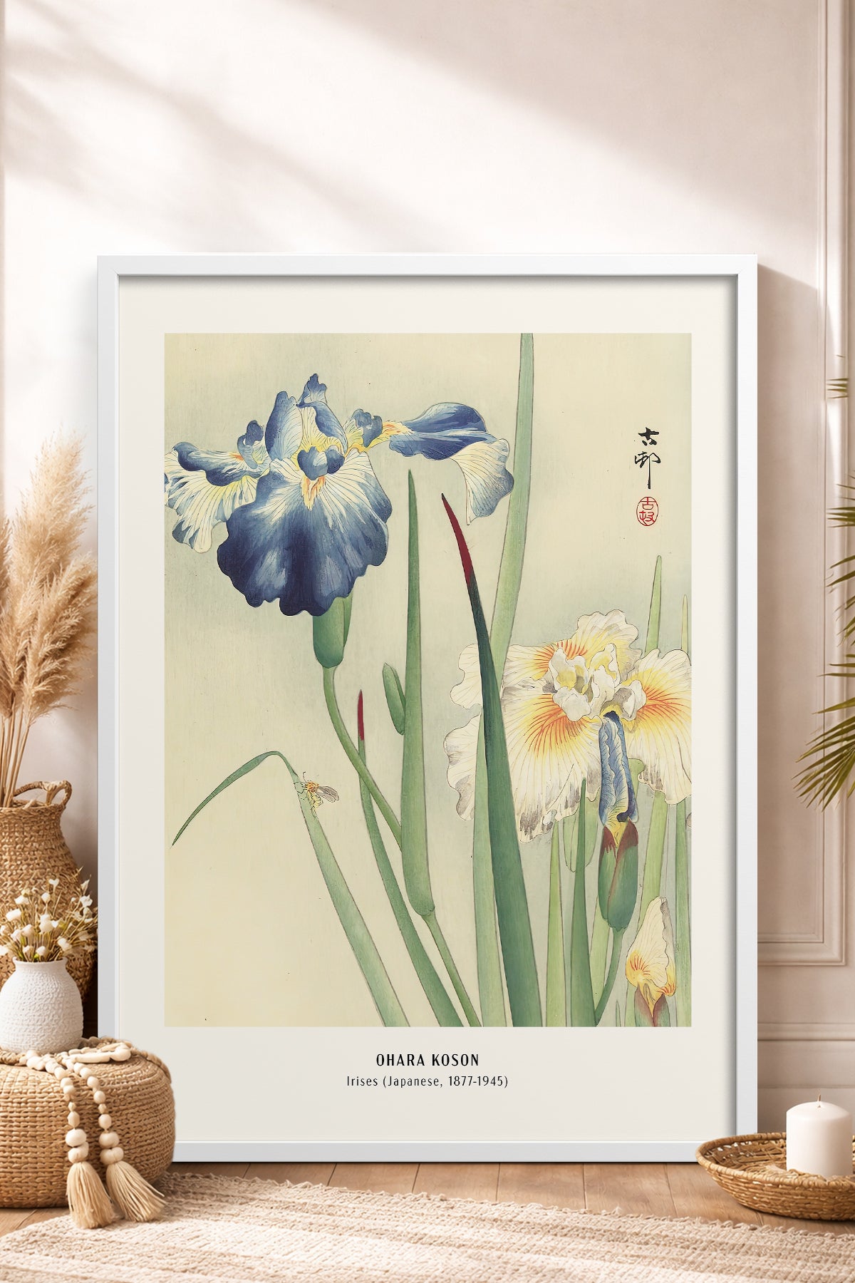 HOMEPACK Ahşap Çerçeveli Tablo Çerçeveli Poster Sanatsal Modern Duvar Dekoru JPN-10