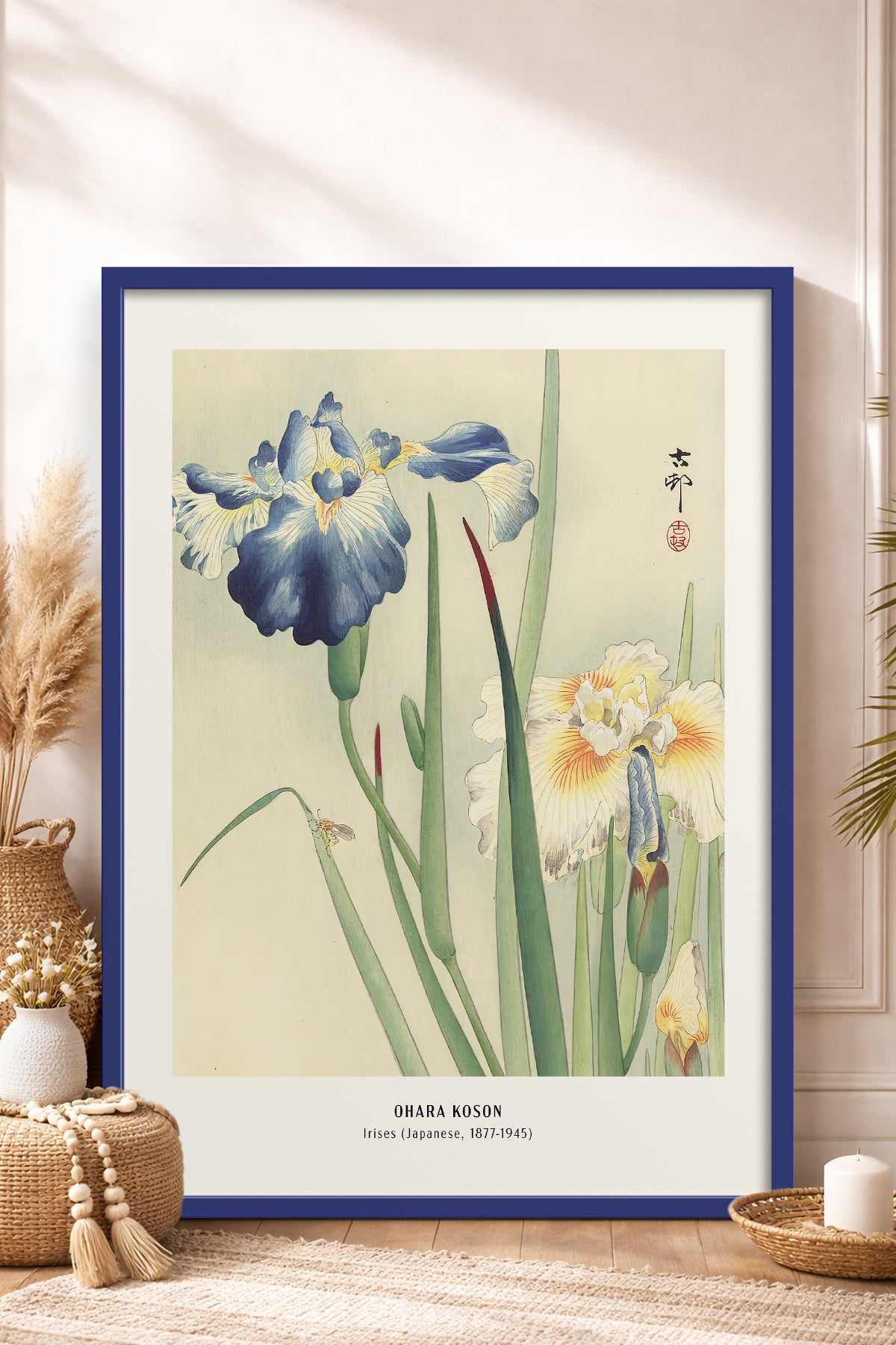 HOMEPACK Ahşap Çerçeveli Tablo Çerçeveli Poster Sanatsal Modern Duvar Dekoru JPN-10