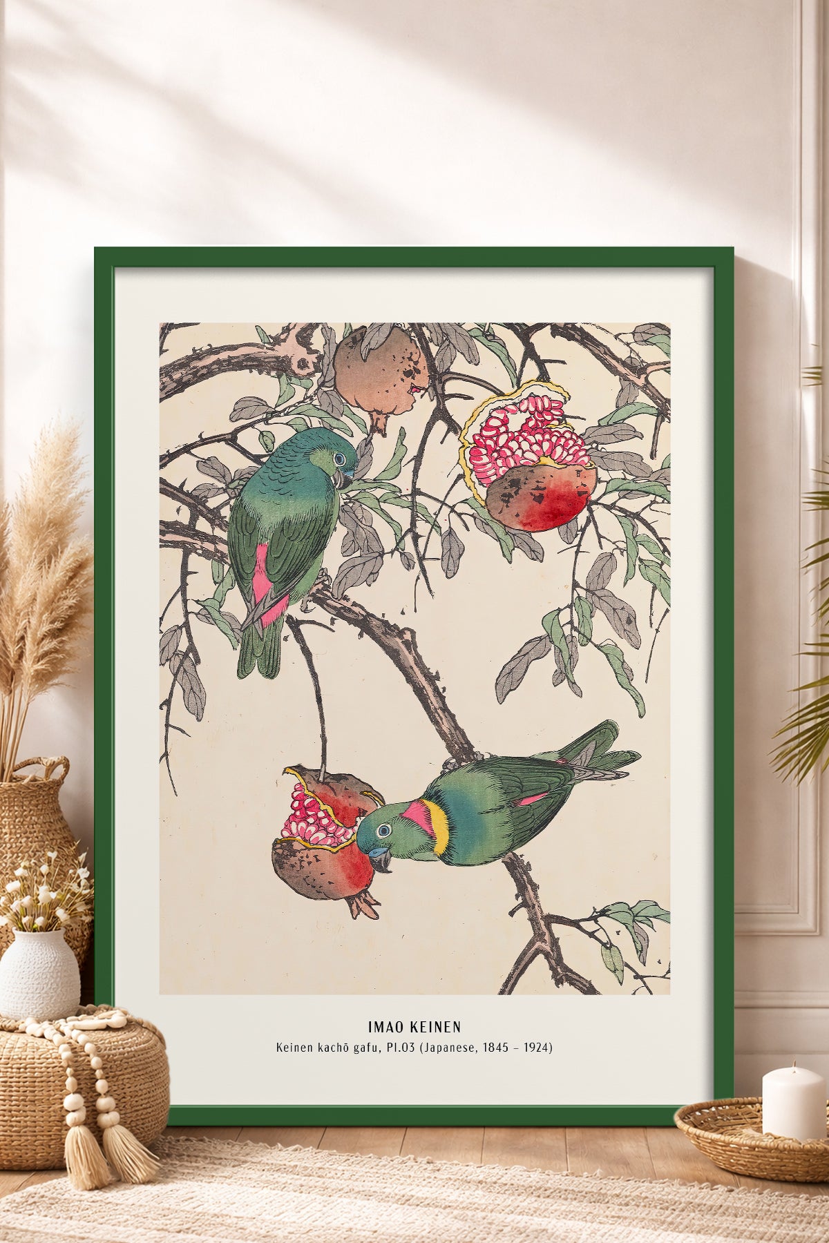 HOMEPACK Ahşap Çerçeveli Tablo Çerçeveli Poster Sanatsal Modern Duvar Dekoru JPN-20