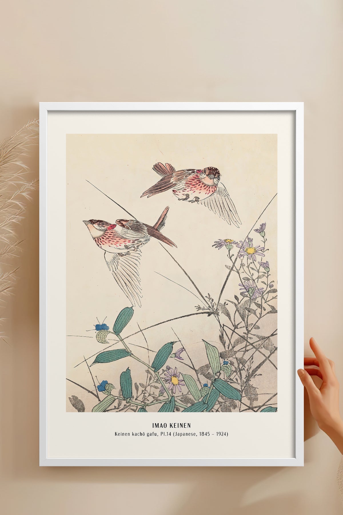 HOMEPACK Ahşap Çerçeveli Tablo Çerçeveli Poster Sanatsal Modern Duvar Dekoru JPN-21