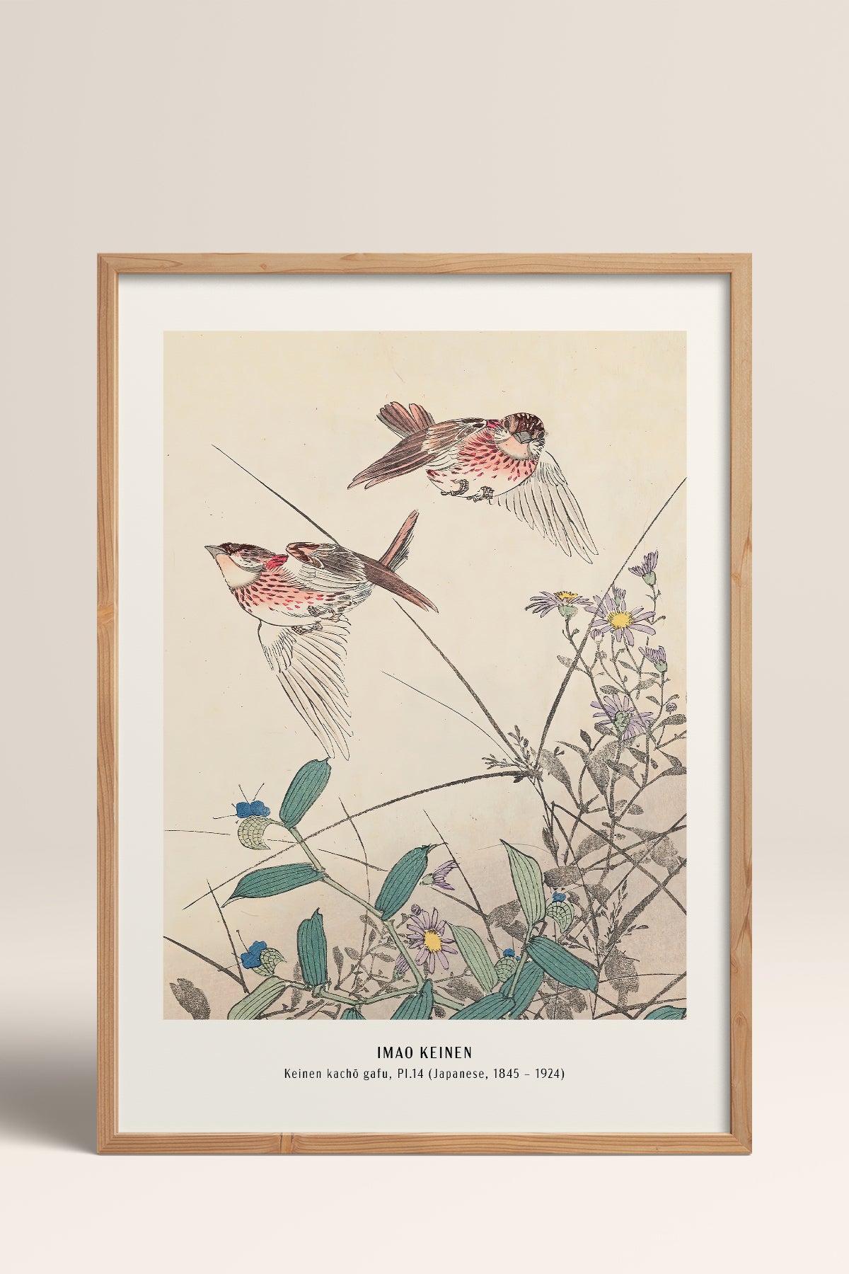 HOMEPACK Ahşap Çerçeveli Tablo Çerçeveli Poster Sanatsal Modern Duvar Dekoru JPN-21