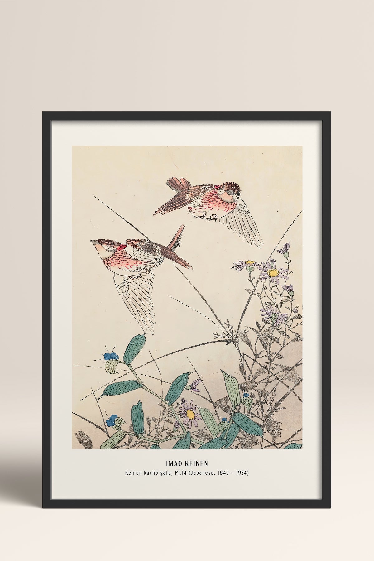 HOMEPACK Ahşap Çerçeveli Tablo Çerçeveli Poster Sanatsal Modern Duvar Dekoru JPN-21