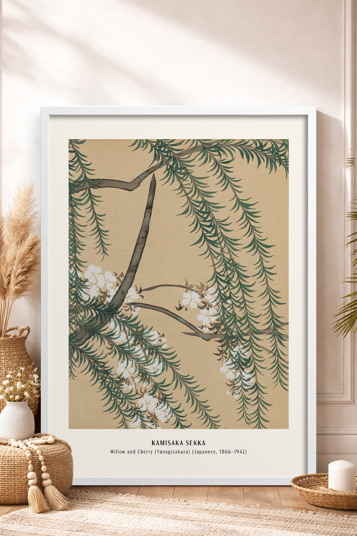 HOMEPACK Ahşap Çerçeveli Tablo Çerçeveli Poster Sanatsal Modern Duvar Dekoru JPN-24