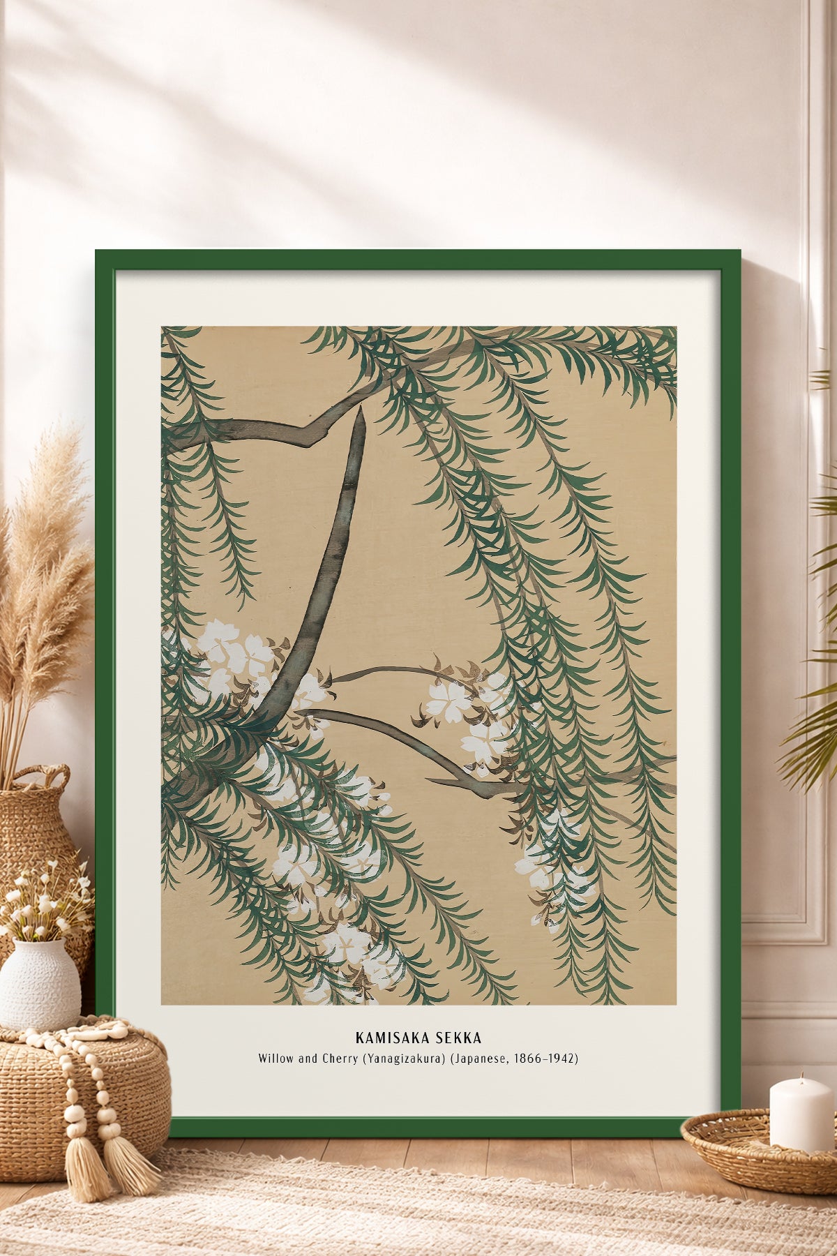 HOMEPACK Ahşap Çerçeveli Tablo Çerçeveli Poster Sanatsal Modern Duvar Dekoru JPN-24