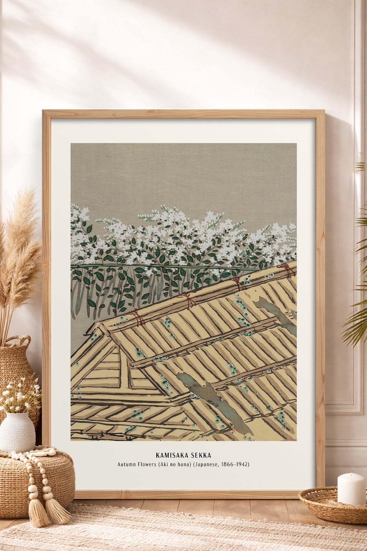 HOMEPACK Ahşap Çerçeveli Tablo Çerçeveli Poster Sanatsal Modern Duvar Dekoru JPN-28