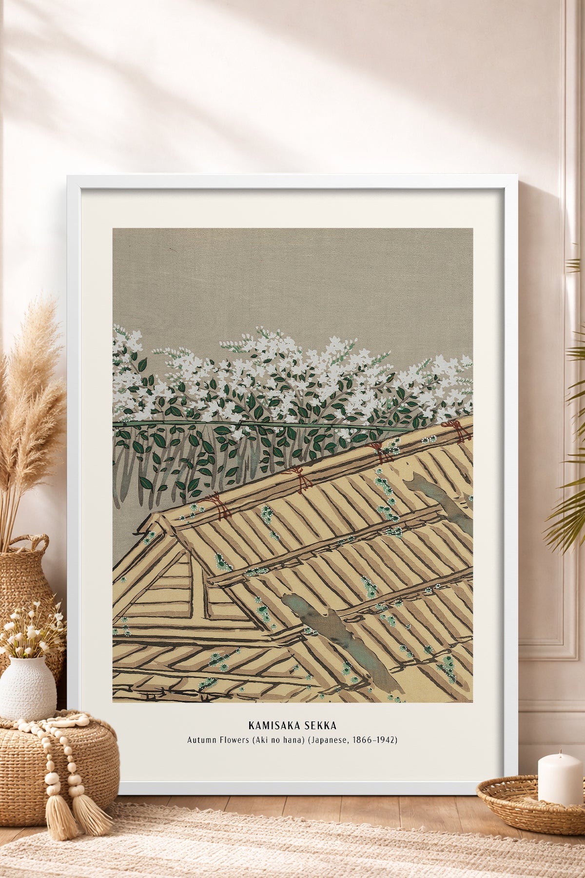 HOMEPACK Ahşap Çerçeveli Tablo Çerçeveli Poster Sanatsal Modern Duvar Dekoru JPN-28
