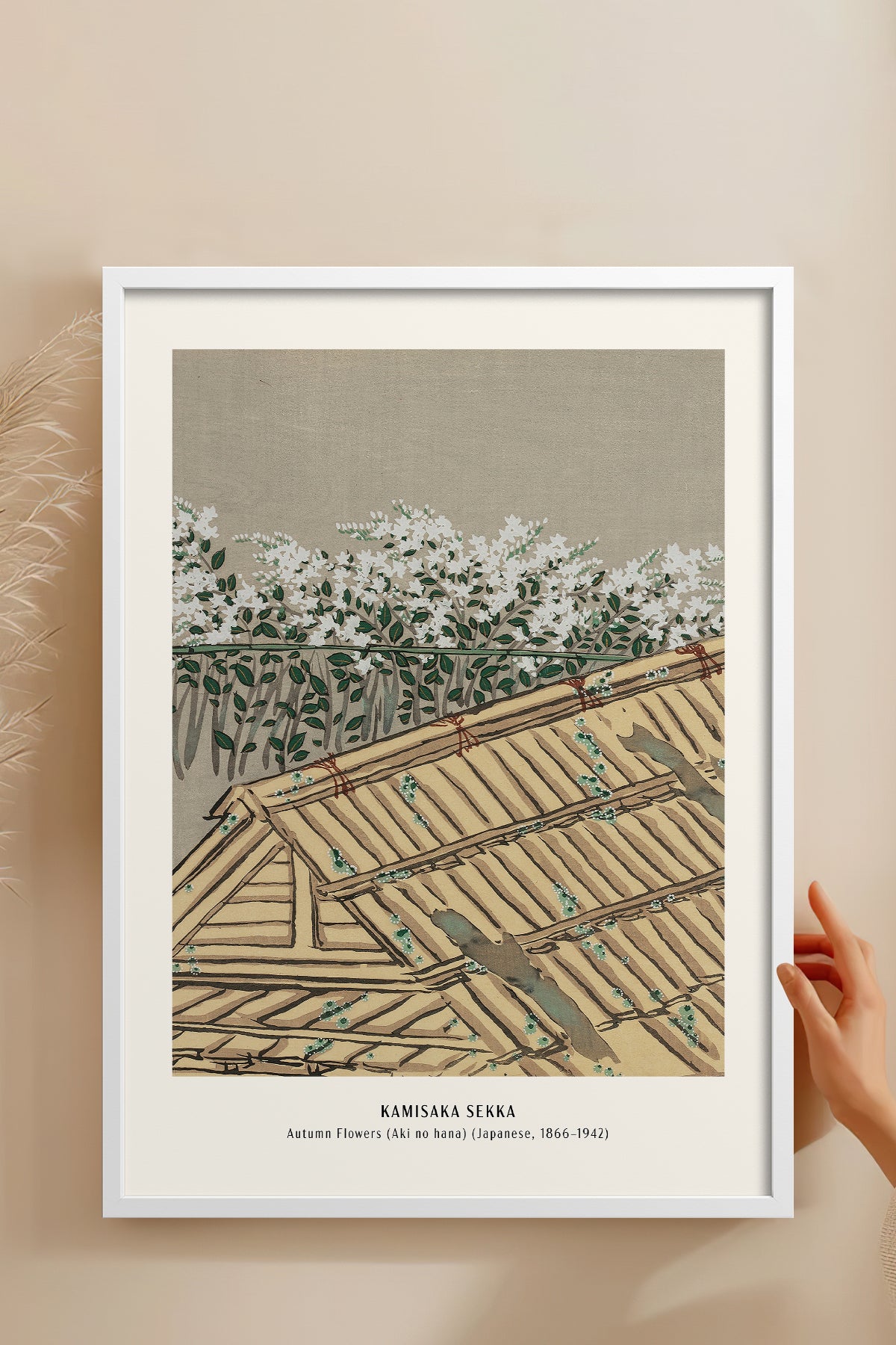 HOMEPACK Ahşap Çerçeveli Tablo Çerçeveli Poster Sanatsal Modern Duvar Dekoru JPN-28