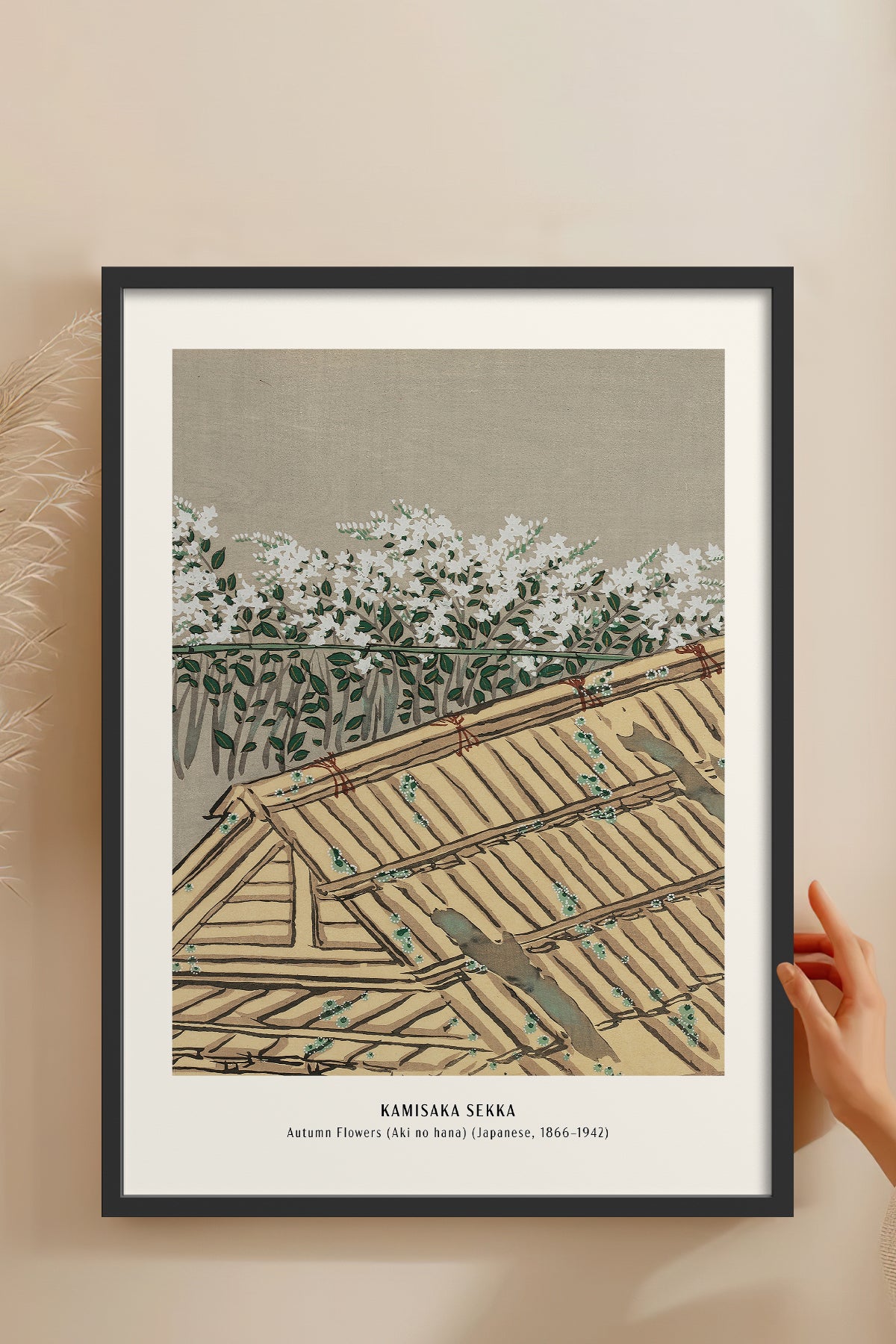 HOMEPACK Ahşap Çerçeveli Tablo Çerçeveli Poster Sanatsal Modern Duvar Dekoru JPN-28