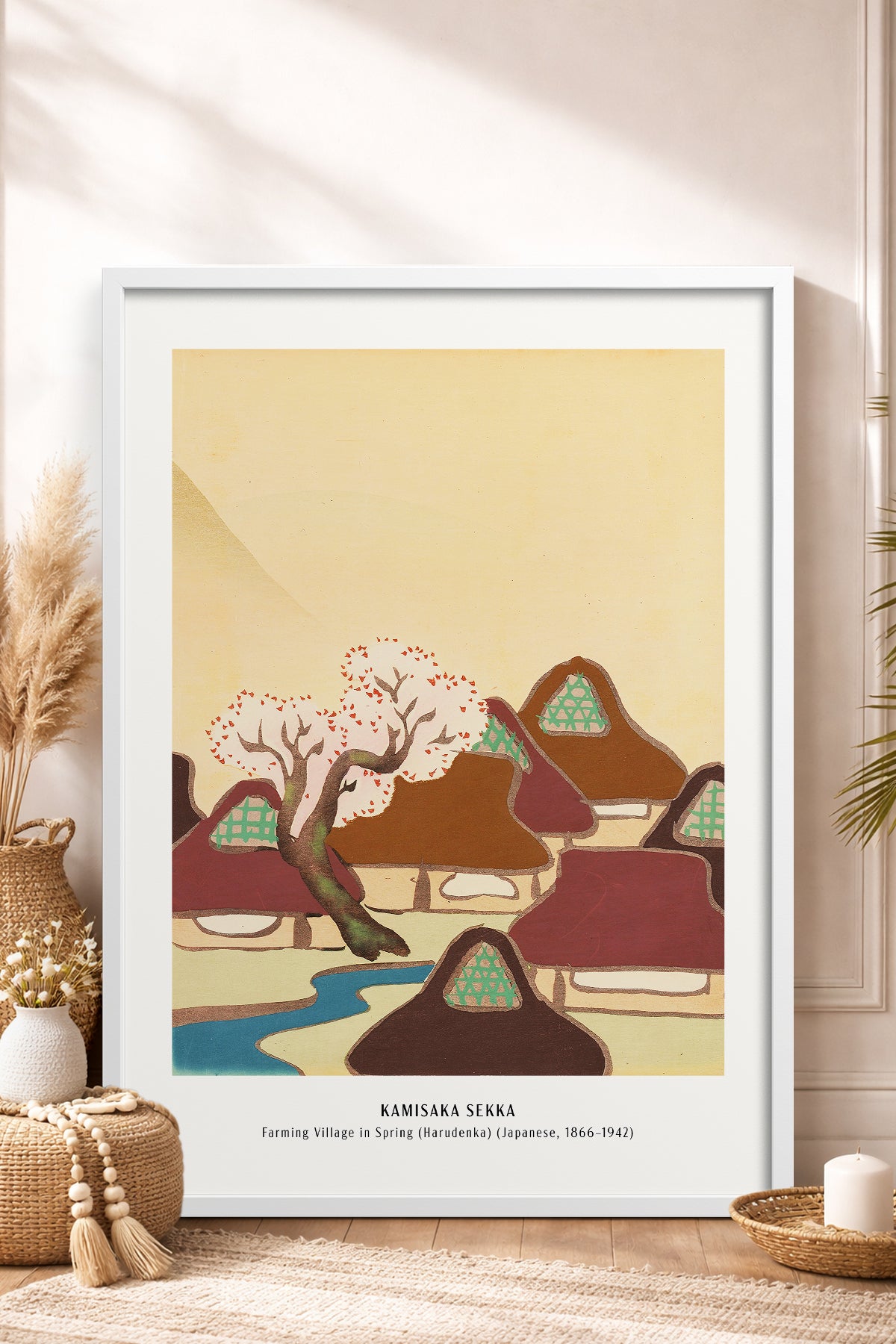 HOMEPACK Ahşap Çerçeveli Tablo Çerçeveli Poster Sanatsal Modern Duvar Dekoru JPN-30