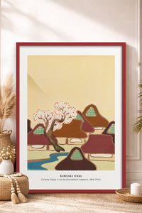 HOMEPACK Ahşap Çerçeveli Tablo Çerçeveli Poster Sanatsal Modern Duvar Dekoru JPN-30