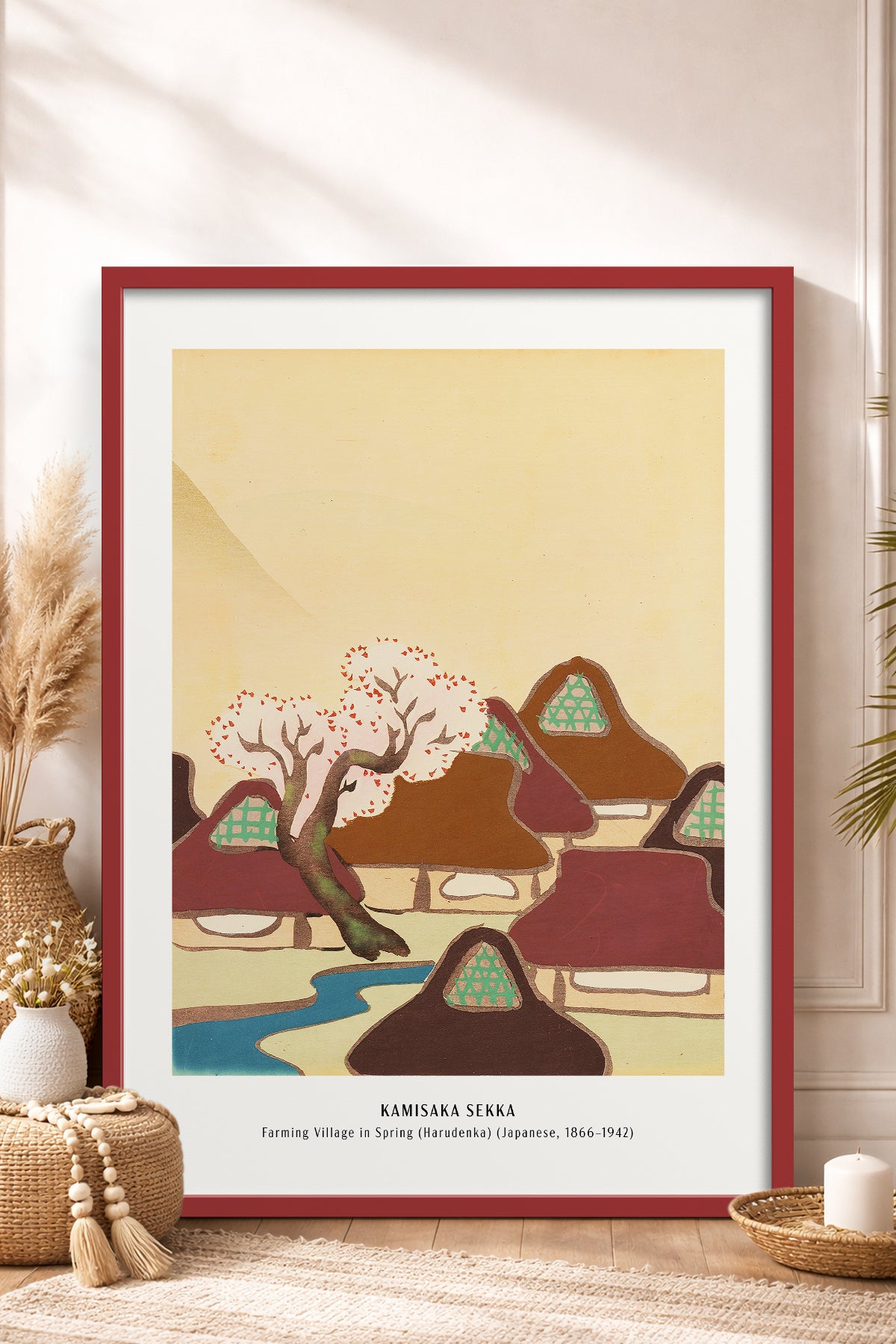 HOMEPACK Ahşap Çerçeveli Tablo Çerçeveli Poster Sanatsal Modern Duvar Dekoru JPN-30
