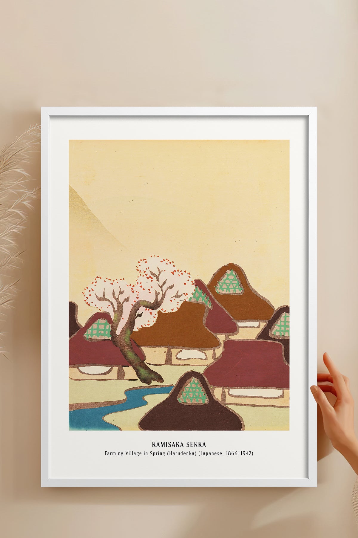HOMEPACK Ahşap Çerçeveli Tablo Çerçeveli Poster Sanatsal Modern Duvar Dekoru JPN-30