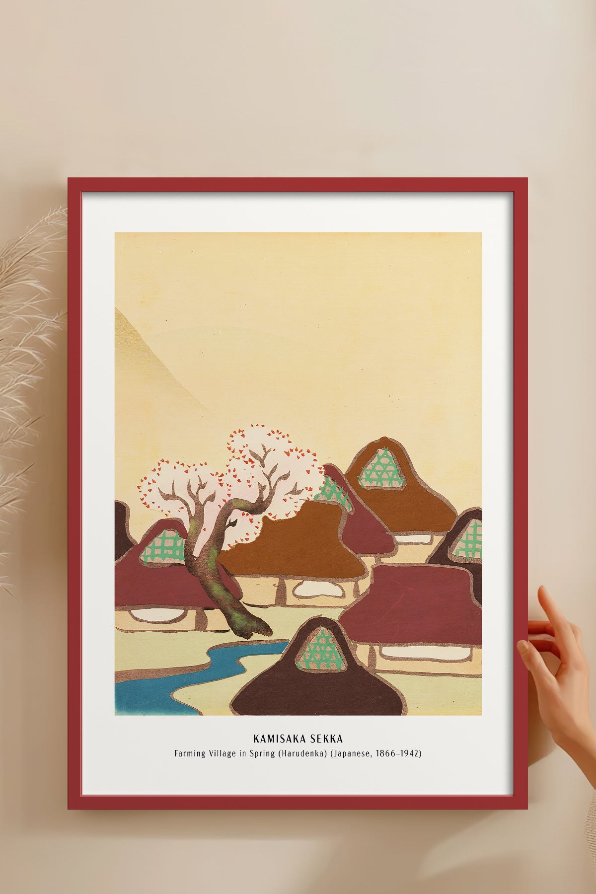 HOMEPACK Ahşap Çerçeveli Tablo Çerçeveli Poster Sanatsal Modern Duvar Dekoru JPN-30