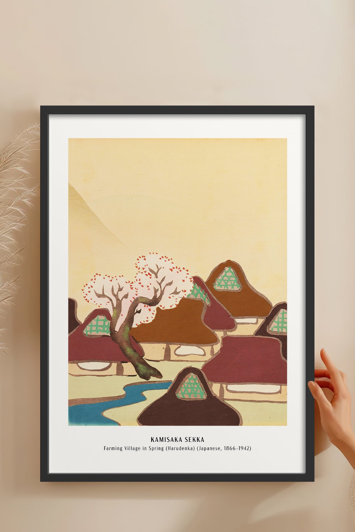 HOMEPACK Ahşap Çerçeveli Tablo Çerçeveli Poster Sanatsal Modern Duvar Dekoru JPN-30