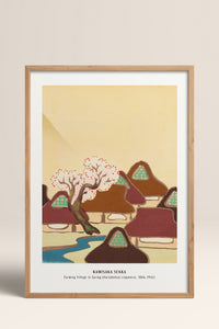HOMEPACK Ahşap Çerçeveli Tablo Çerçeveli Poster Sanatsal Modern Duvar Dekoru JPN-30