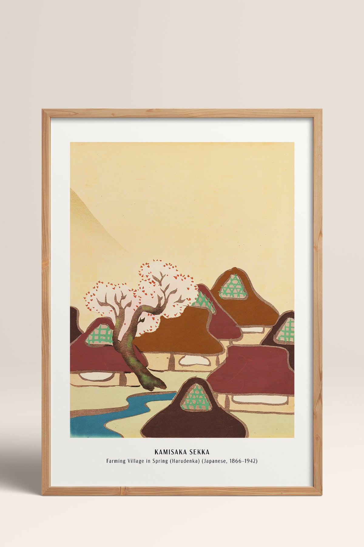 HOMEPACK Ahşap Çerçeveli Tablo Çerçeveli Poster Sanatsal Modern Duvar Dekoru JPN-30