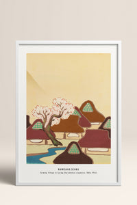 HOMEPACK Ahşap Çerçeveli Tablo Çerçeveli Poster Sanatsal Modern Duvar Dekoru JPN-30