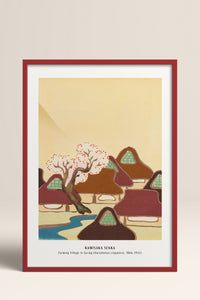 HOMEPACK Ahşap Çerçeveli Tablo Çerçeveli Poster Sanatsal Modern Duvar Dekoru JPN-30