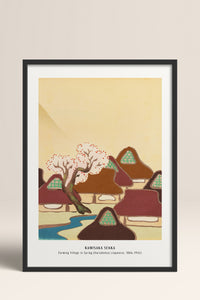 HOMEPACK Ahşap Çerçeveli Tablo Çerçeveli Poster Sanatsal Modern Duvar Dekoru JPN-30