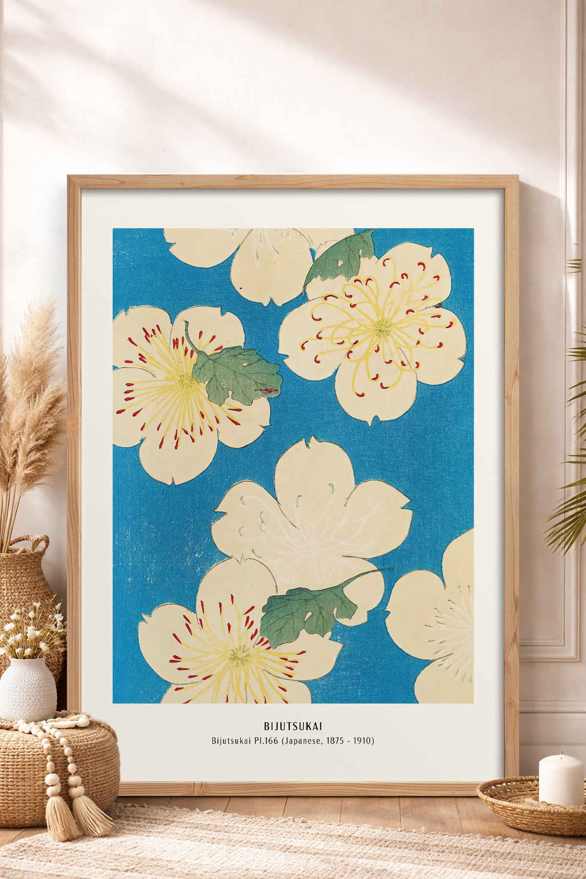 HOMEPACK Ahşap Çerçeveli Tablo Çerçeveli Poster Sanatsal Modern Duvar Dekoru JPN-37