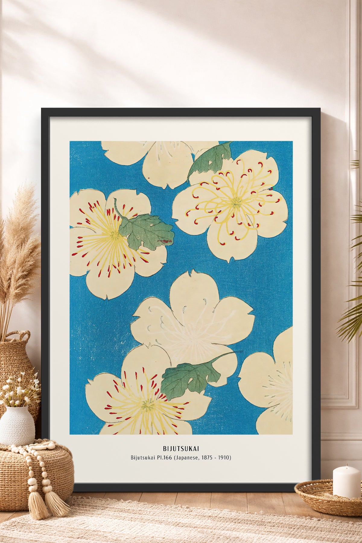 HOMEPACK Ahşap Çerçeveli Tablo Çerçeveli Poster Sanatsal Modern Duvar Dekoru JPN-37