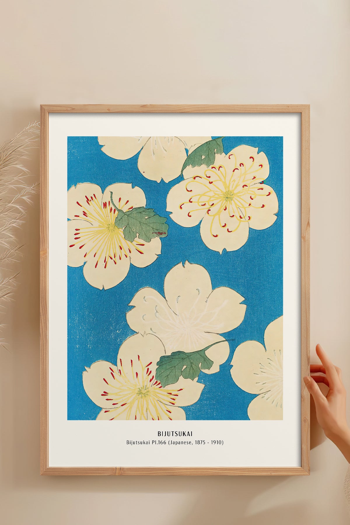 HOMEPACK Ahşap Çerçeveli Tablo Çerçeveli Poster Sanatsal Modern Duvar Dekoru JPN-37